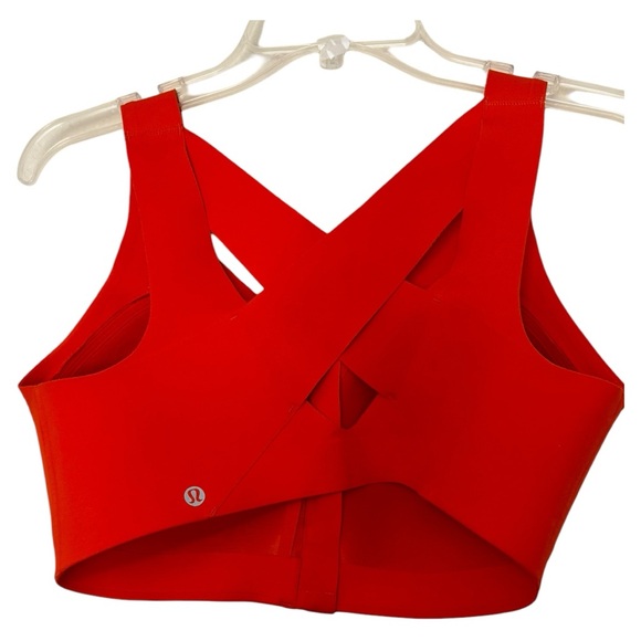 Lululemon Enlite Front-Zip Bra High Support Full Coverage 38DD Solar Orange NWOT - Picture 3 of 5
